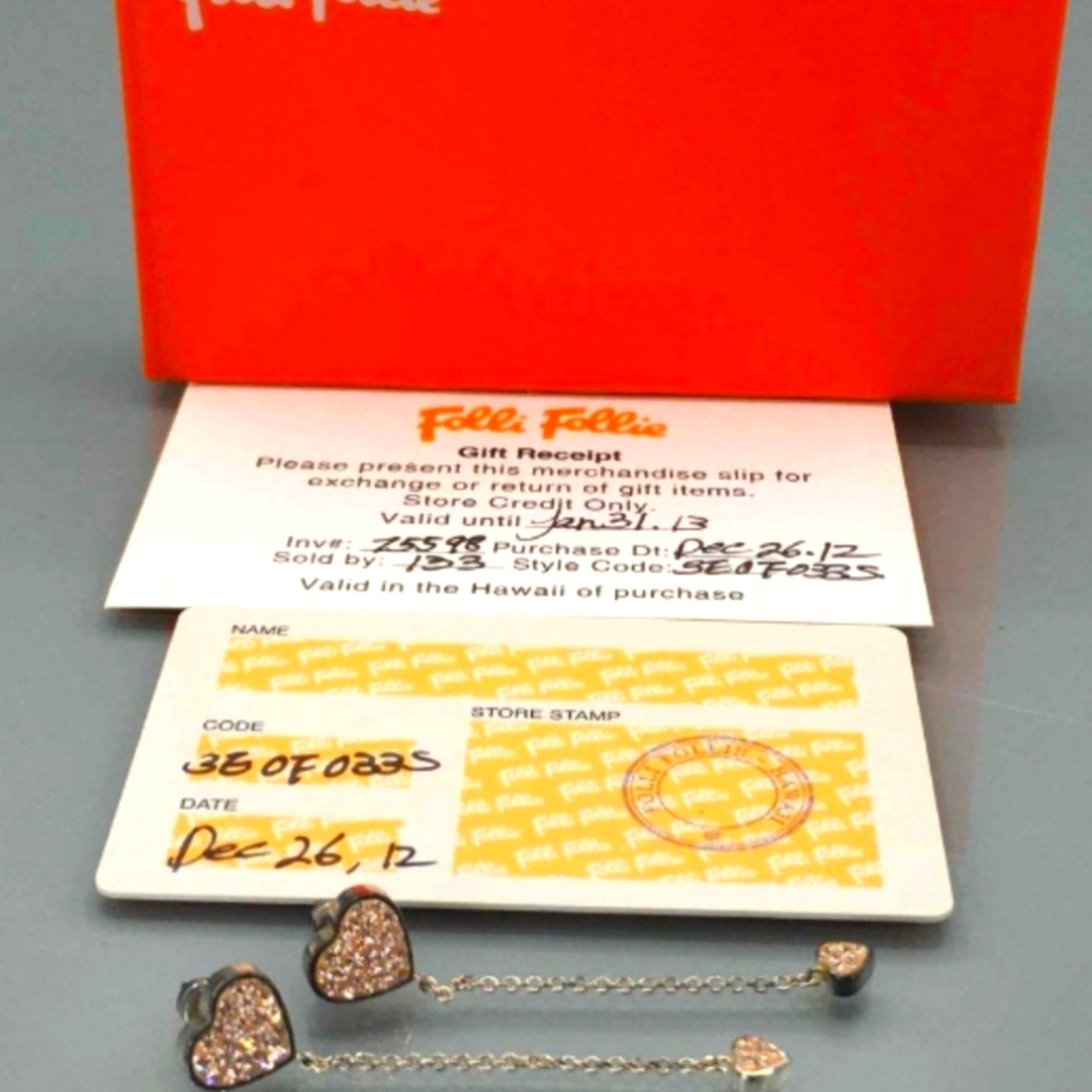 Folli Follie ear rings